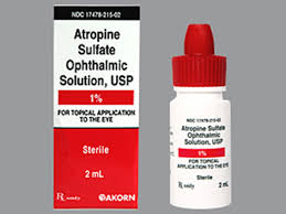 Atropine eye drops